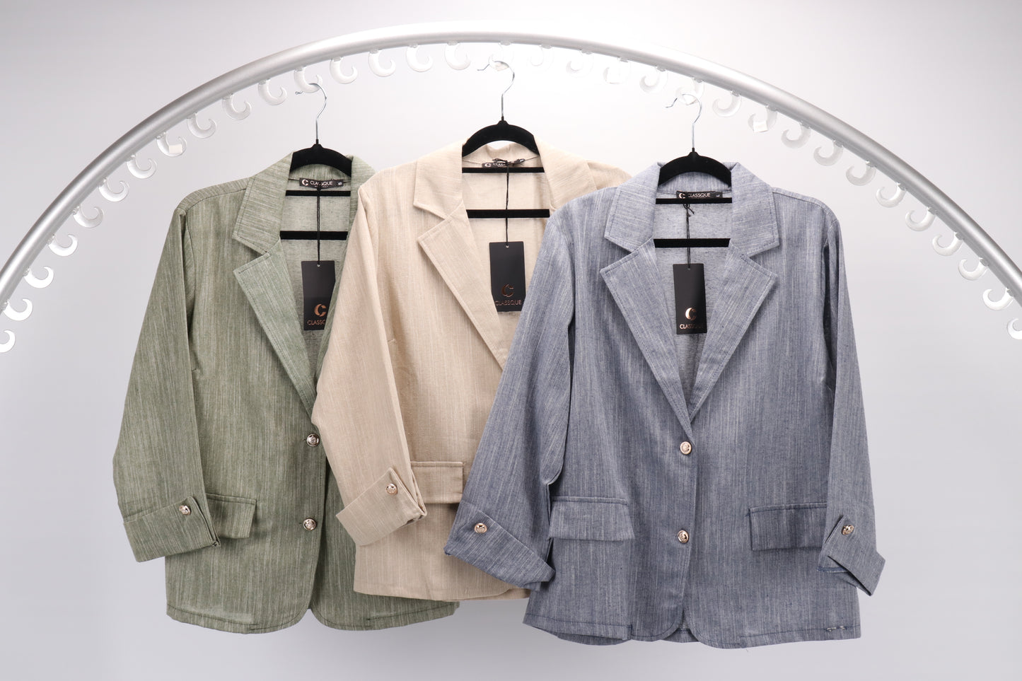 COTTON & LINEN CASUAL BLAZER