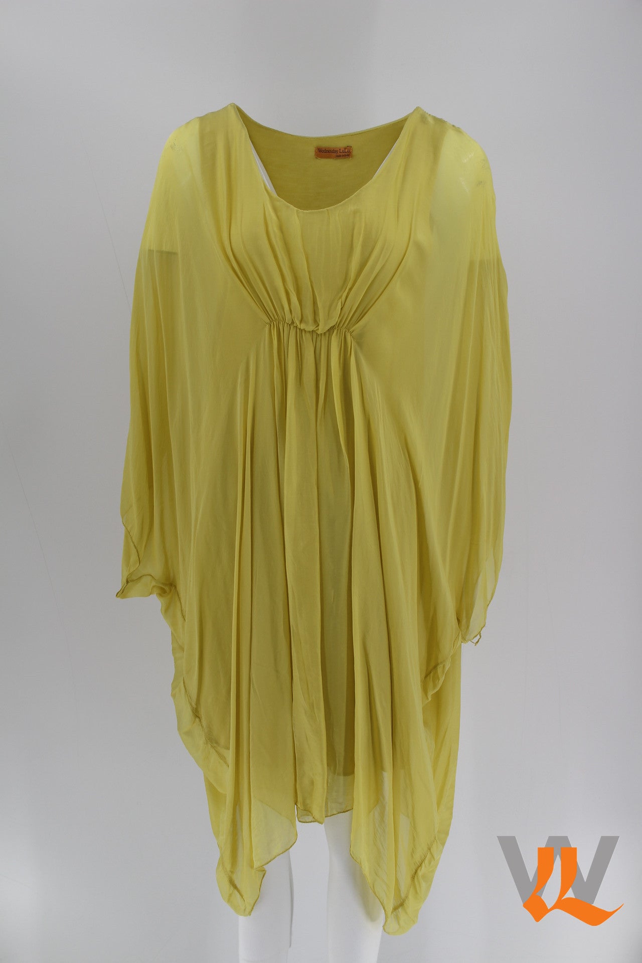 3/4 SLEEVE SILK BLOUSE