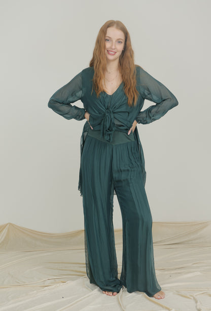 SILK PANTS