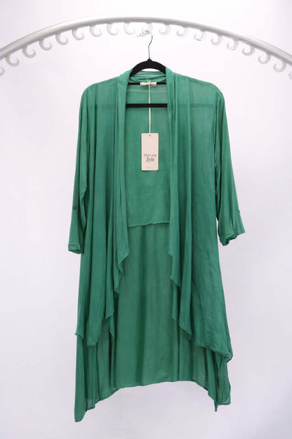 SILK LONG JACKET