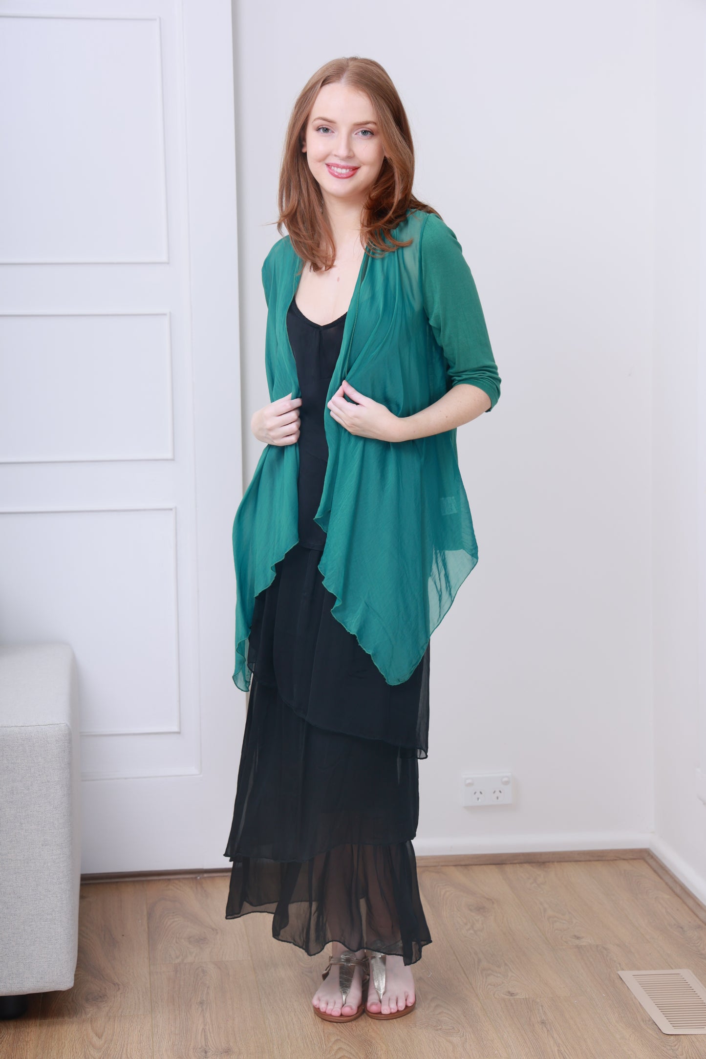 SILK LONG JACKET