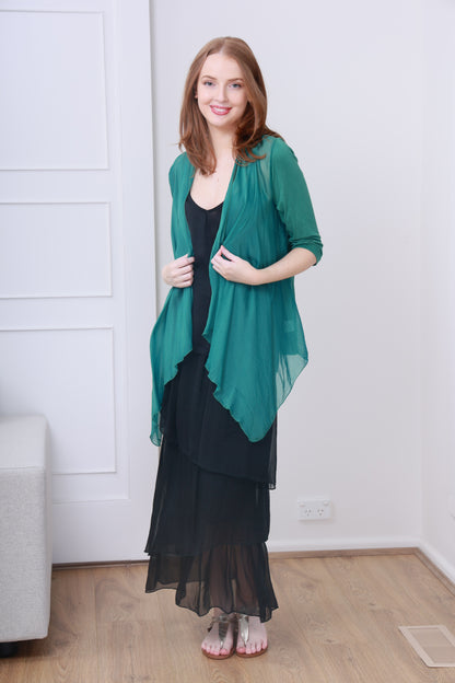 SILK LONG JACKET