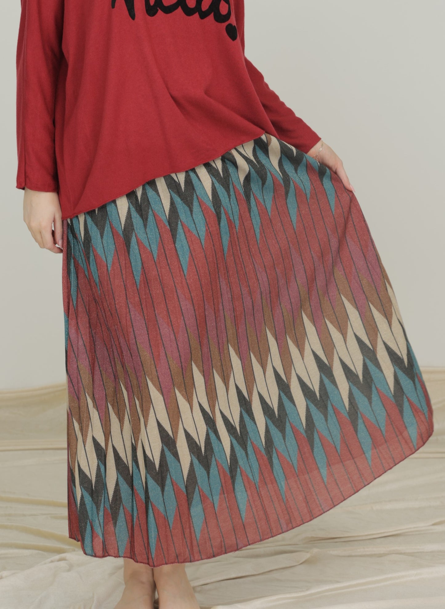 VISCOSE SKIRT