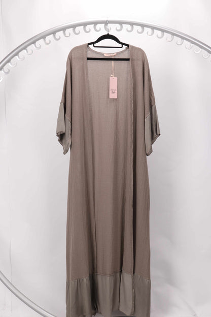 LONG COTTON & LINEN JACKET