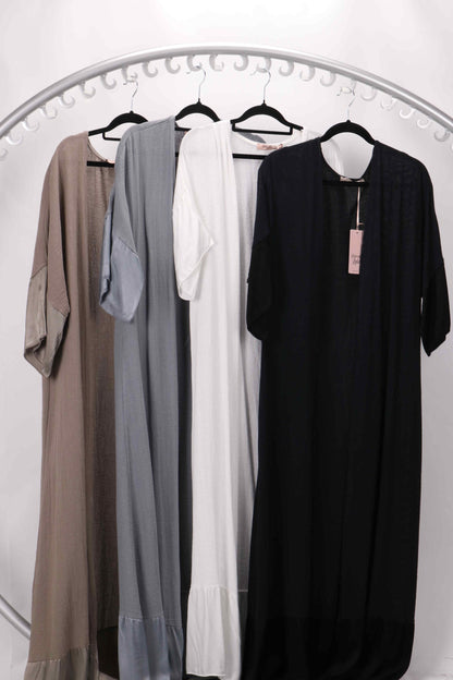 LONG COTTON & LINEN JACKET