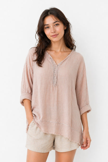 LINEN TOP