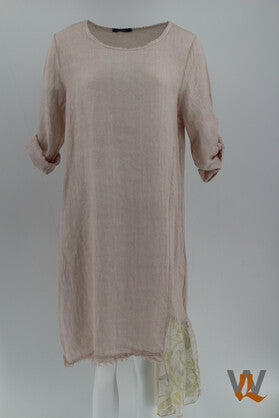 LONG LINEN TOP