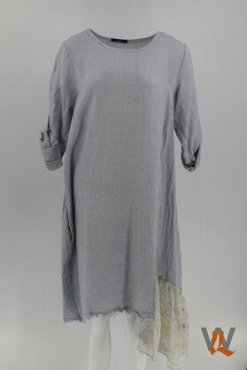LONG LINEN TOP