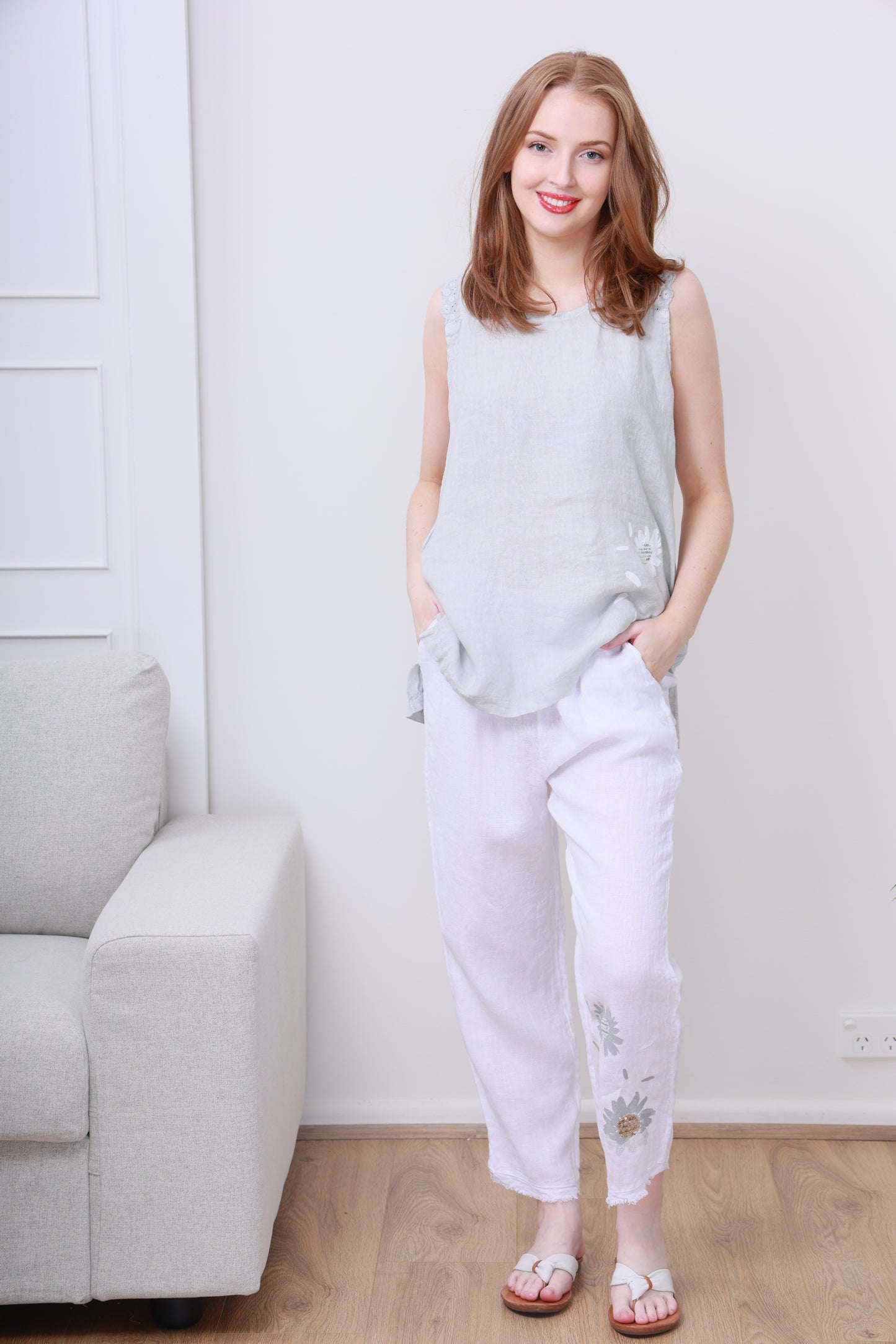 LINEN CAMI