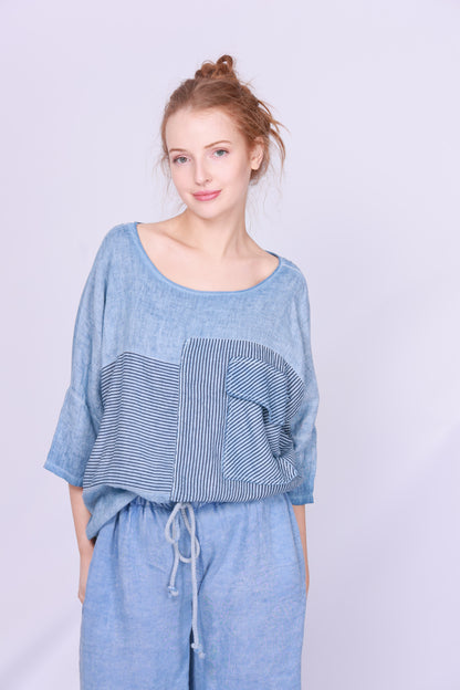 LINEN TOP