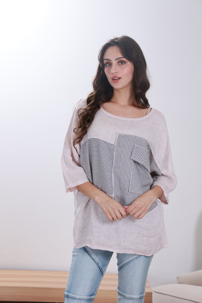 LINEN TOP