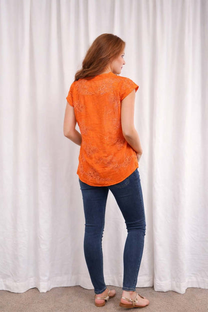 COTTON & LINEN TOP