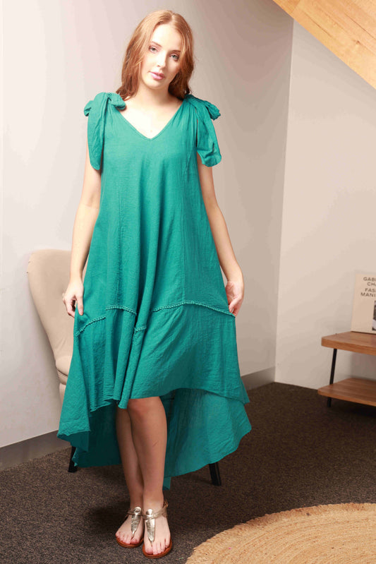 COTTON & LINEN DRESS