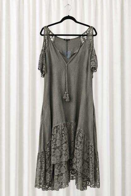 LINEN DRESS