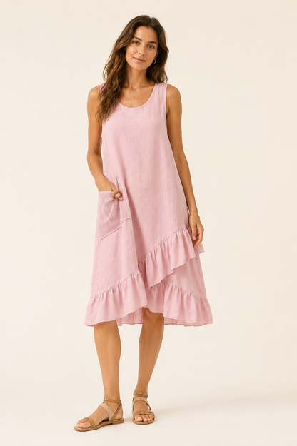 LINEN DRESS