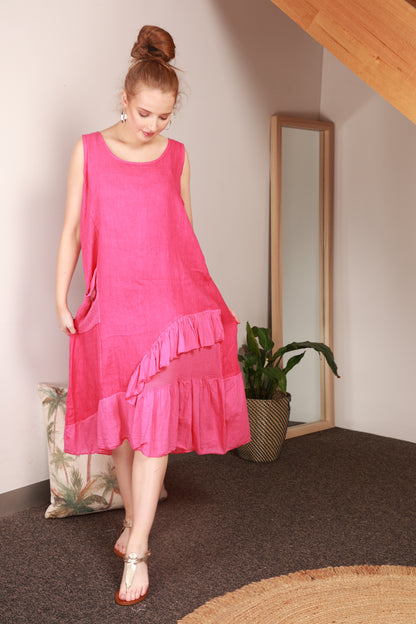 LINEN DRESS
