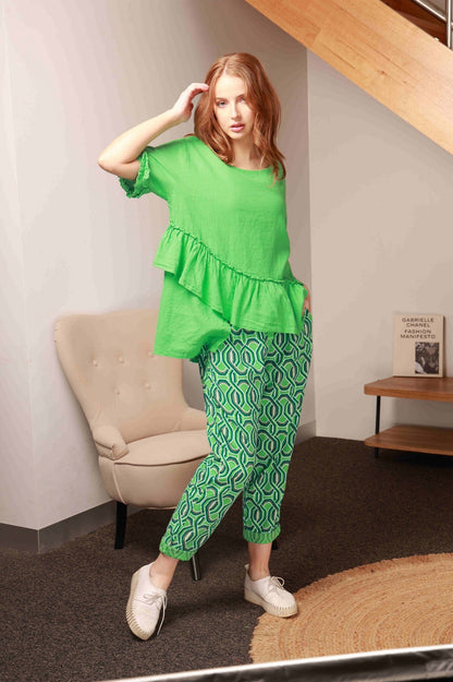 COTTON & LINEN TOP
