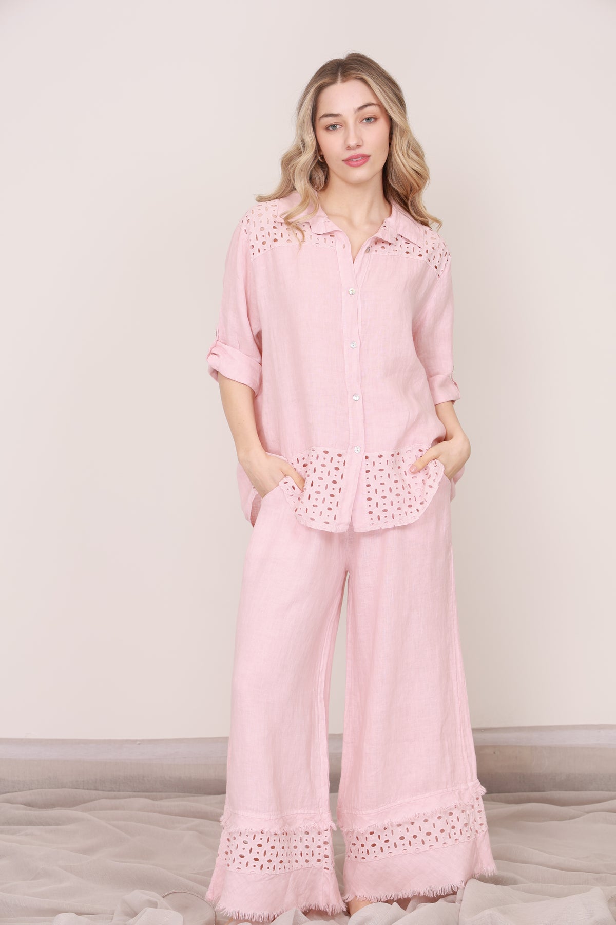 LINEN & COTTON PANTS