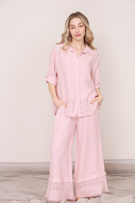 LINEN & COTTON PANTS