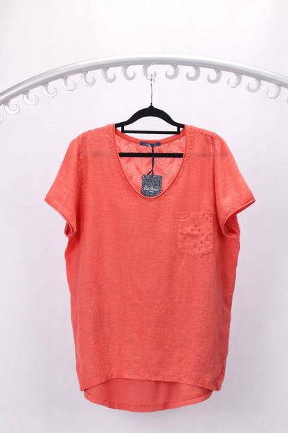 COTTON & LINEN TOP