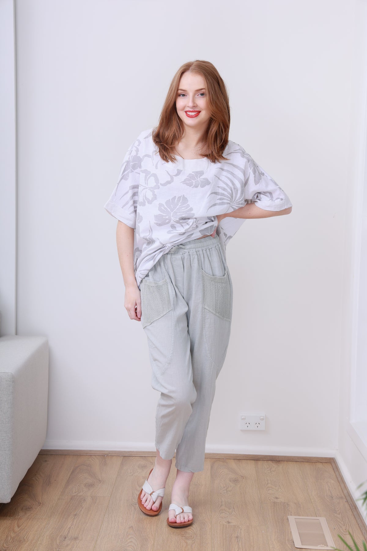LINEN & COTTON PANTS