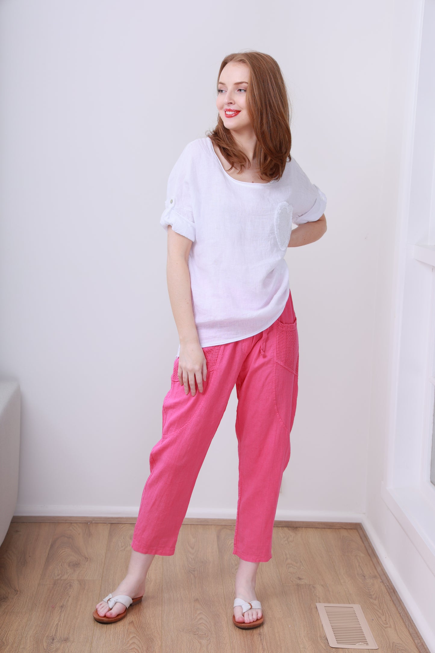 LINEN & COTTON PANTS