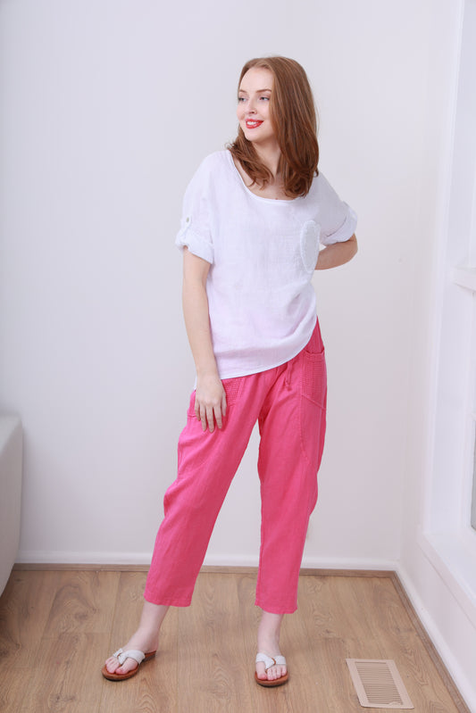 LINEN & COTTON PANTS