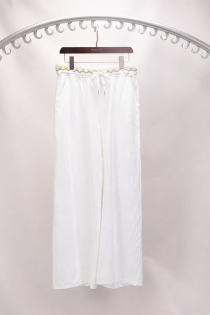 LINEN BLEND PANTS