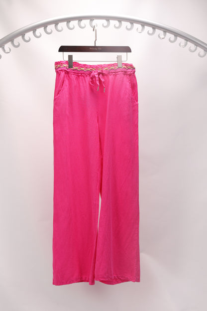 LINEN BLEND PANTS