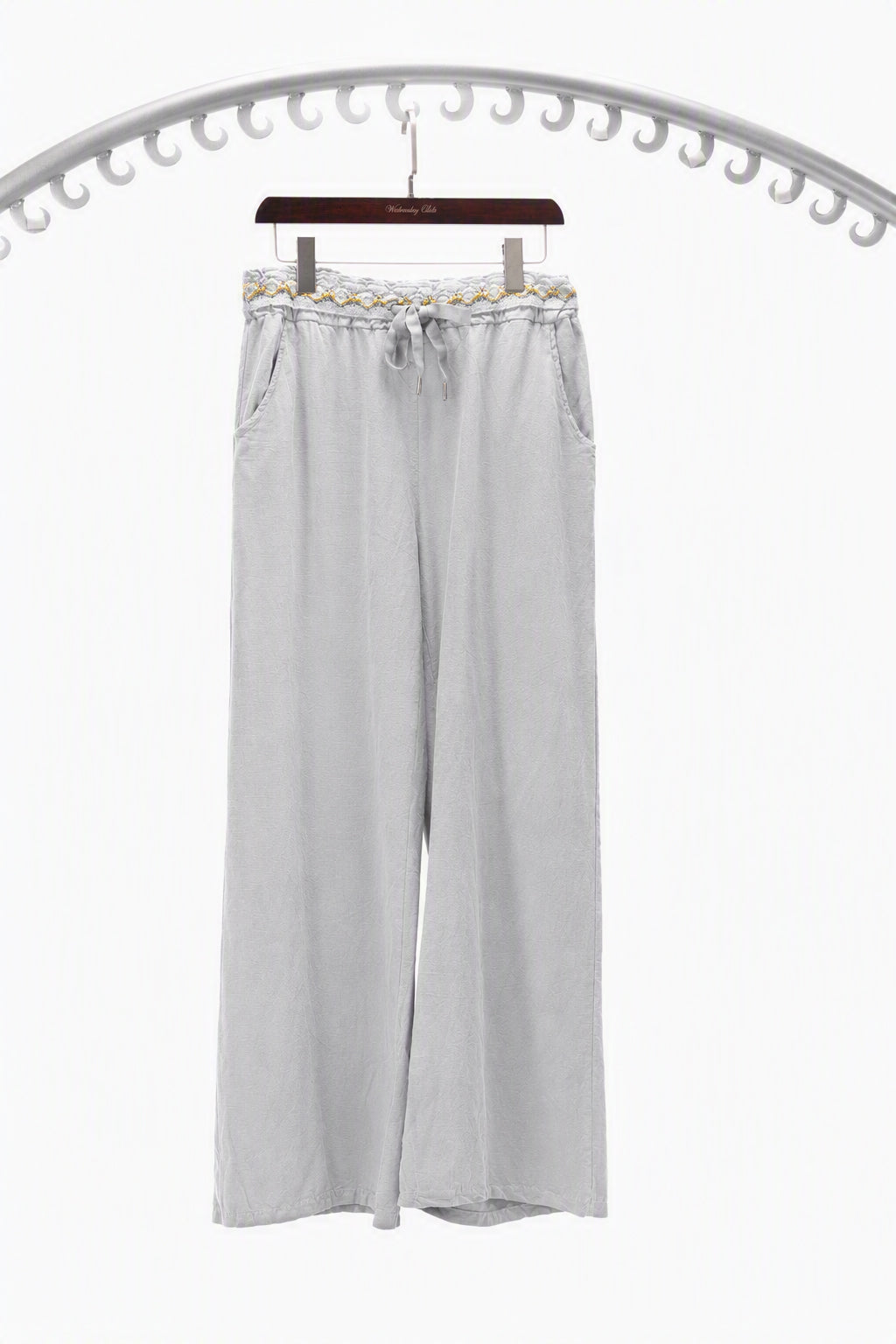 LINEN BLEND PANTS