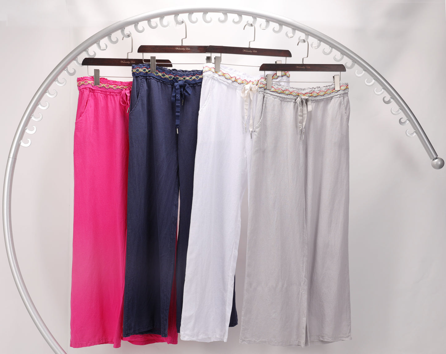 LINEN BLEND PANTS