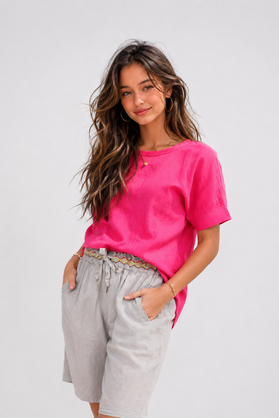 COTTON & LINEN SHORT