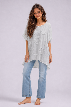 LINEN & COTTON TOP