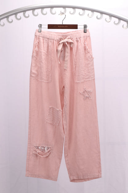 LINEN & COTTON PANTS