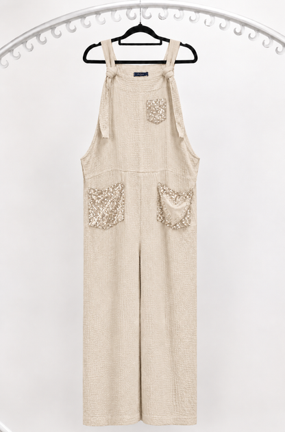 COTTON BIB PANTS