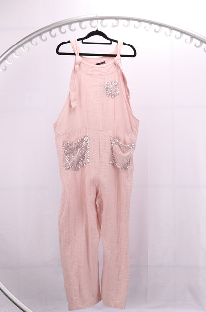 COTTON BIB PANTS