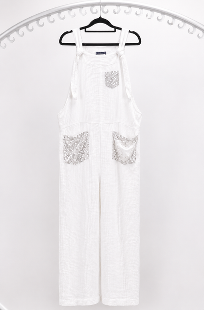 COTTON BIB PANTS