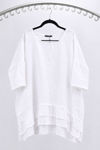 LINEN & SILK TOP