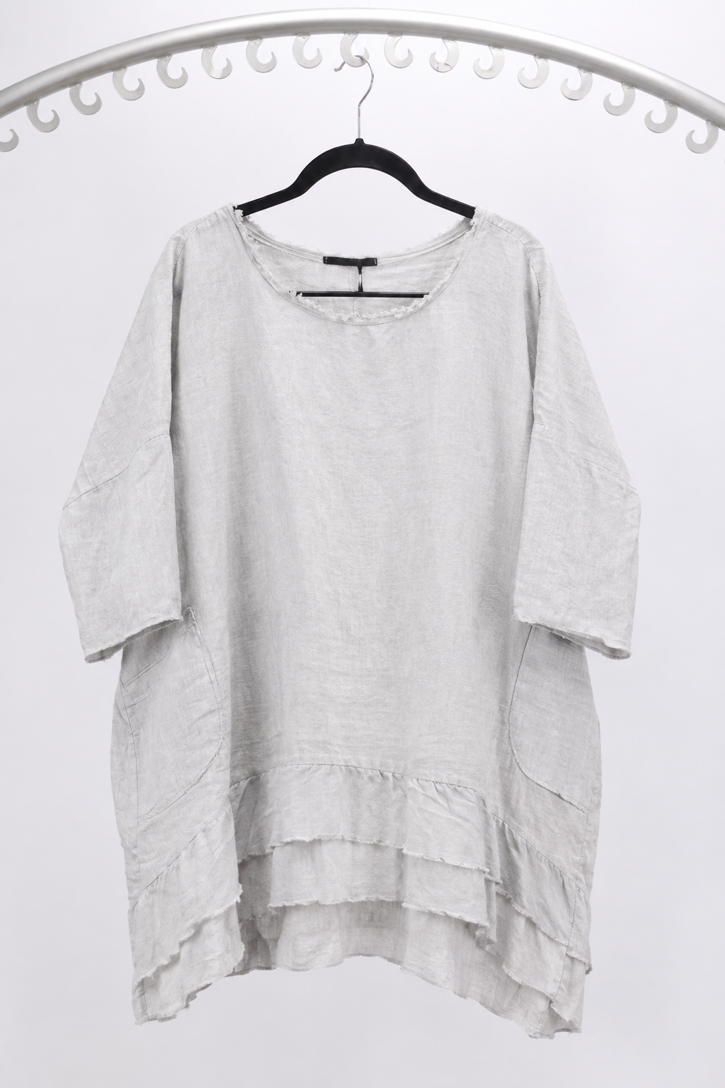LINEN & SILK TOP