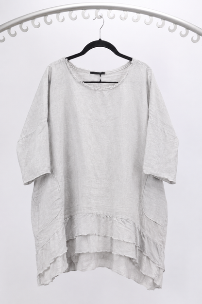 LINEN & SILK TOP