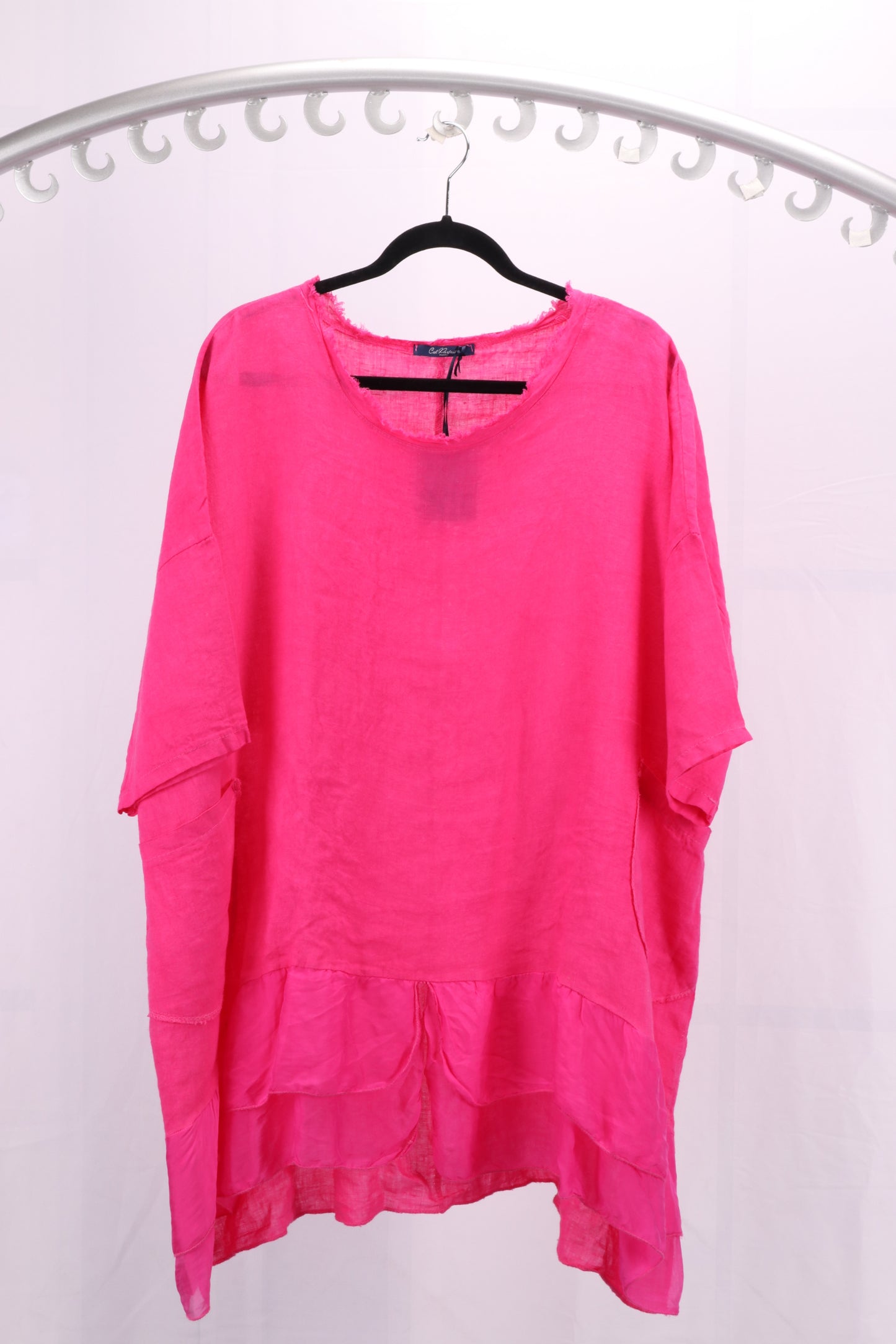 LINEN & SILK TOP