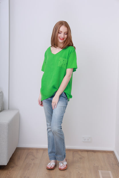 LINEN & COTTON TOP