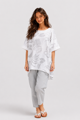LINEN & COTTON TOP