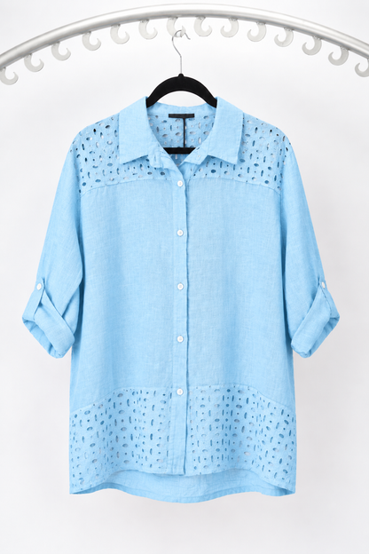 LINEN & COTTON SHIRT