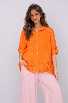 LINEN & COTTON SHIRT