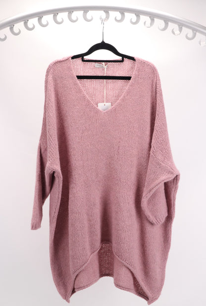 LONG WOOL BLEND SWEATER
