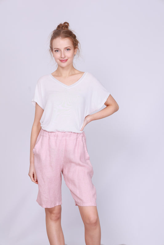 LINEN SHORTS