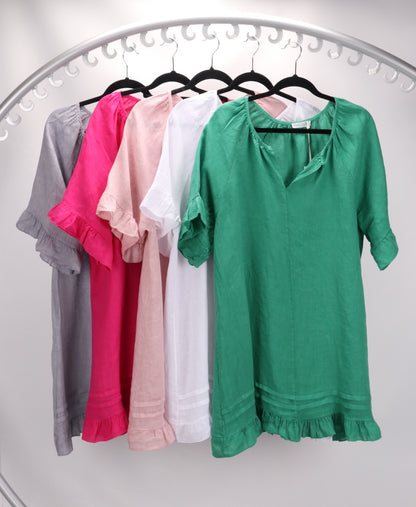 LINEN DRESS