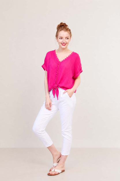 LINEN TOP