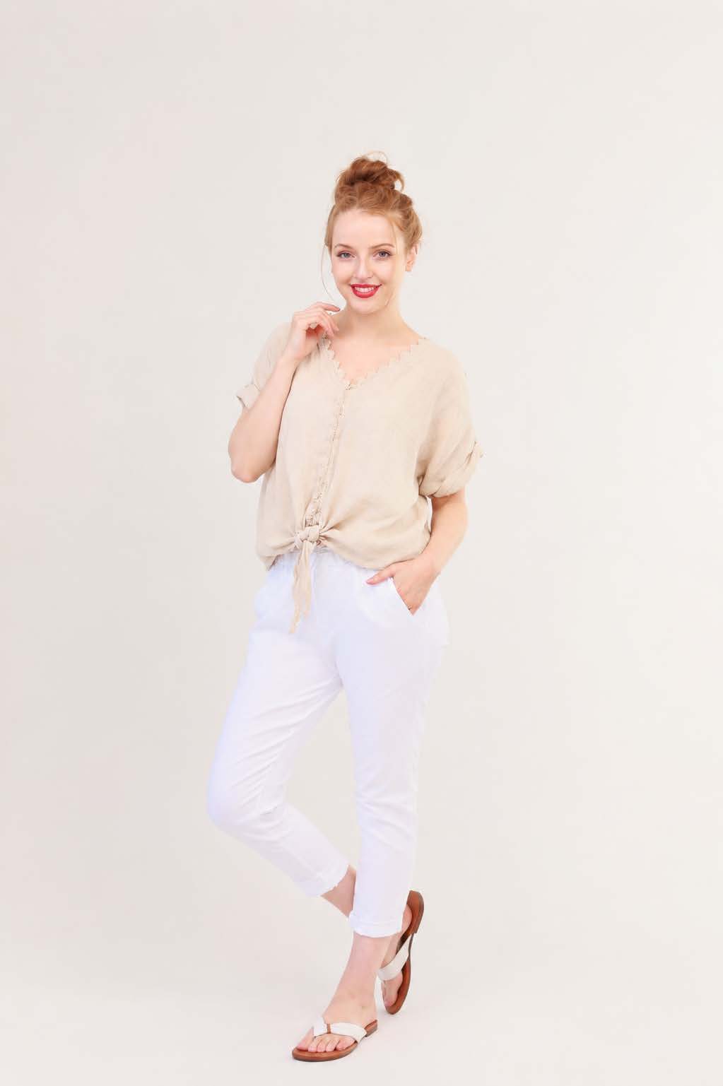 LINEN TOP